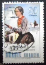 Selo postal Comemorativo do Brasil de 1971 - C 704 U