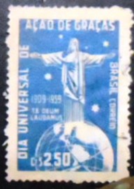 Selo postal de 1959 Dia Ação Graças - C 443 U