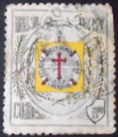 Selo postal comemortivo Brasil 1924 C-18 U