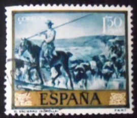Selo postal da Espanha de 1964 Round up