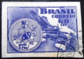 Selo postal do Brasil de 1949 Senta a Púa - C 246 NCC