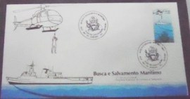 Envelope 1º Dia de Circulação do Brasil de 1985 Busca e Salvamento
