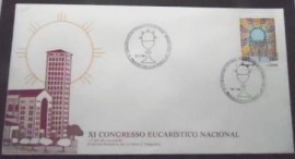 Envelope 1º Dia de Circulação do Brasil de 1985 XI Congresso Eucarístico