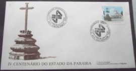 Envelope 1º Dia de Circulação do Brasil de 1985 Centenário da Paraíba A