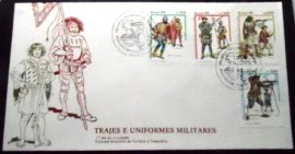 Envelope 1º Dia de Circulação de 1985 Uniformes Militares