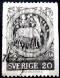 Selo postal da Suécia de 1970 St. Stephen