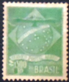 Selo postal do Brasil de 1927 Sindicato Condor 1300 K4 D1 MJP