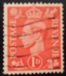 Selo postal do Reino Unido de 1941 King George VI 1