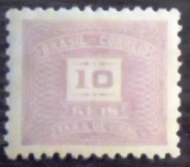 Selo postal Taxa Devida do Brasil de 1940 Horizontal 10