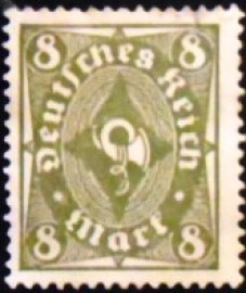 Selo postal da Alemanha de 1922 - 229 N