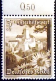 Selo postal da Alemanha Reich de 1938 Forchtenstein stronghold