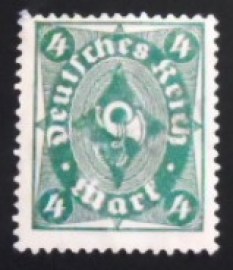 Selo postal da Alemanha de 1922 - 226 U