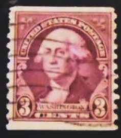 Selo postal dos Estados Unidos de 1932 George Washington 3 C