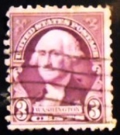 Selo postal dos Estados Unidos de 1932 George Washington 3