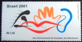 Selo postal do Brasil de 2001 Orgãos Estilizados