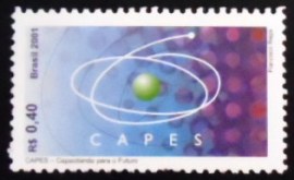 Selo postal do Brasil de 2001 CAPES