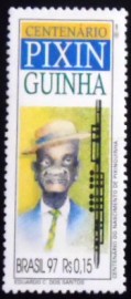 Selo postal do Brasil de 1997 Pixinguinha