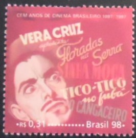 Selo postal do Brasil de 1998 Mazzaropi