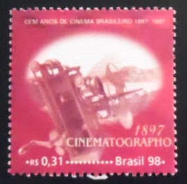 Selo postal do Brasil de 1998 Cinematographo
