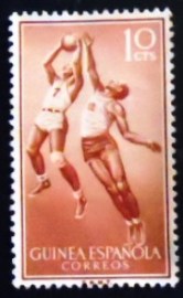 Selo postal da Guiné Espanhola de 1958 Sport: Boxing