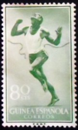 Selo postal da Guiné Espanhola de 1958 Sport: Running
