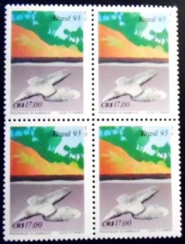Quadra de selos postais de 1983 Preservação dos Sambaquis