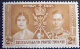Selo postal Bechuanaland 1937 King George VI and Queen Elizabeth 2