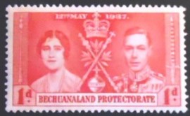 Selo postal Bechuanaland 1937 King George VI and Queen Elizabeth 1
