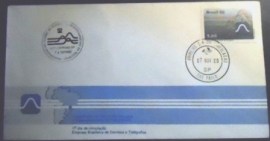 Envelope FDC 211 Oficial de 1980 Telebrás