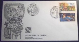 Envelope de 1º Dia de Circulação de 1986 Literatura de Cordel
