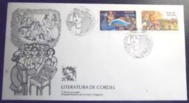 Envelope de 1º Dia de Circulação de 1986 Literatura de Cordel