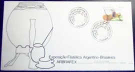 Envelope de 1º Dia de Circulação de 1988  ARBRAFEX 57973