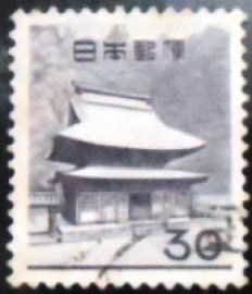 Selo postal do Japão de 1962 Shari-den of Engaku-ji 30