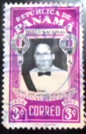 Selo postal do Panamá de 1955 General Remon Cantera