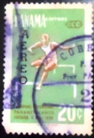 Selo postal do Panamá de 1963 Definitive with overprint AEREO