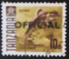 Selo postal da Tanzânia de 1967 Barred Mudskipper