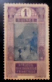 Selo postal da Guiné de 1913 Ford of Kitim