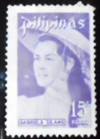 Selo postal das Filipinas de 1974 Gabriela Silang