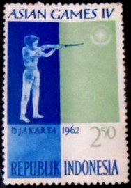 Selo postal da Indonésia de 1962 Shooting