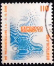 Selo postal da Alemanha de 1999 World Exhibition EXPO 2000