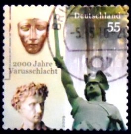 Selo postal da Alemanha de 2009 Bimillennary of Varus