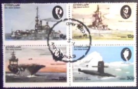 Série de selos postais de Eynhallow de 1976 Bi-centenary of the U.S.A.