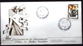 Envelope FDC Oficial de 1983 Emancipação Mulher