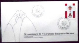 Envelope FDC Oficial de 1983 Congresso Eucarístico 11165