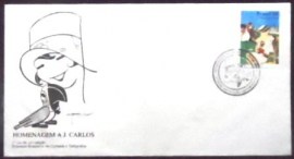 Envelope FDC Oficial de 1996 Homenagem a J. Carlos