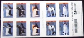 Caderneta de selos postal do Brasil de 1998 Raças Brasileiras