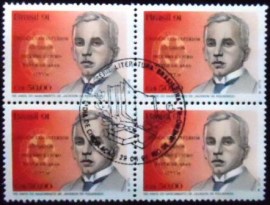 Quadra de selos postais de 1991 Jackson de Figueiredo MCC
