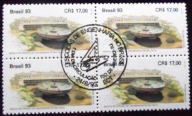Quadra de selos postais do Brasil de 1993 Escola Politécnica SP