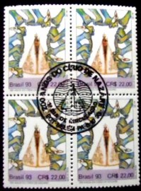 Quadra de selos postais do Brasil de 1983 Círio de Nazaré