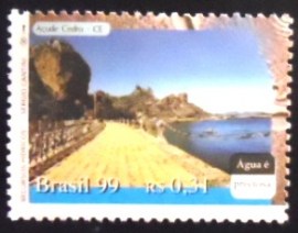 Selo postal do Brasil de 1999 Passarela